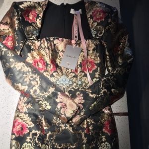 House of CB Mona JACQUARD BONED BUSTIER dress